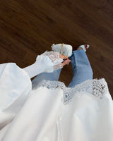 Top - White - detail