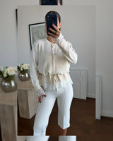 Top - Off White - front view