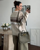 Top - Beige - back view