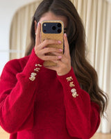 Top - Red - front view