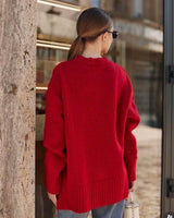 Top - Red - back view