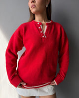 Top - Red - front view