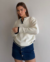Top - Off White - front view