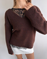 Top - Brown - front view