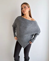 Top - Dark Grey - front view