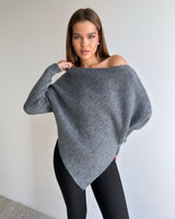 Top - Dark Grey - front view