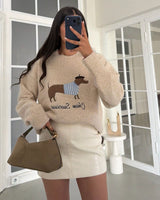 Top - Beige - front view
