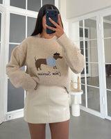 Top - Beige - front view