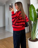 Top - Red - back view