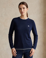 Top - Navy - front view
