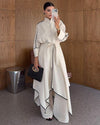 Two Piece Set - Beige - front view