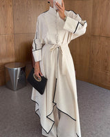 Two Piece Set - Beige - front view