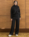 Two Piece Set - Black - front view