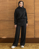 Two Piece Set - Black - front view