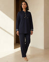 Two Piece Set - Navy - front view