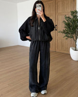 Two Piece Set - Black - front view