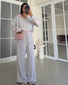 Two Piece Set - Grey - front view