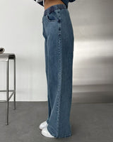 Two Piece Set - Denim - side view