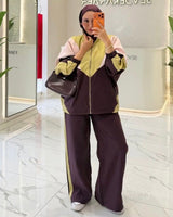 Two Piece Set - Purple - front view