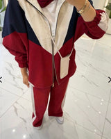 Two Piece Set - Burgundy - front view