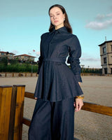 Two Piece Set - Denim - front view