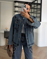Two Piece Set - Denim - front view