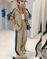 Two Piece Set - Beige - front view