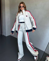 Two Piece Set - Grey - front view