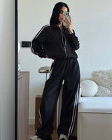 Two Piece Set - Black - front view
