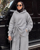 Two Piece Set - Grey - front view