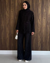 Two Piece Set - Black - front view