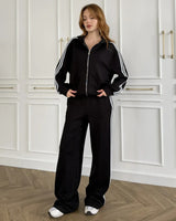 Two Piece Set - Black - front view