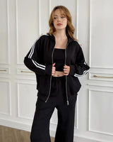 Two Piece Set - Black - front view