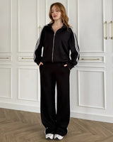 Two Piece Set - Black - front view