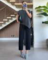 Vest - Dark Grey - front view