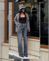 Washed Grey Denim - Denim