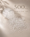 500 Pcs Elastic Hair Ties