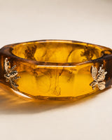 Amber Bee Resin Cuff