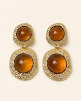 Amber Double-Drop Earrings