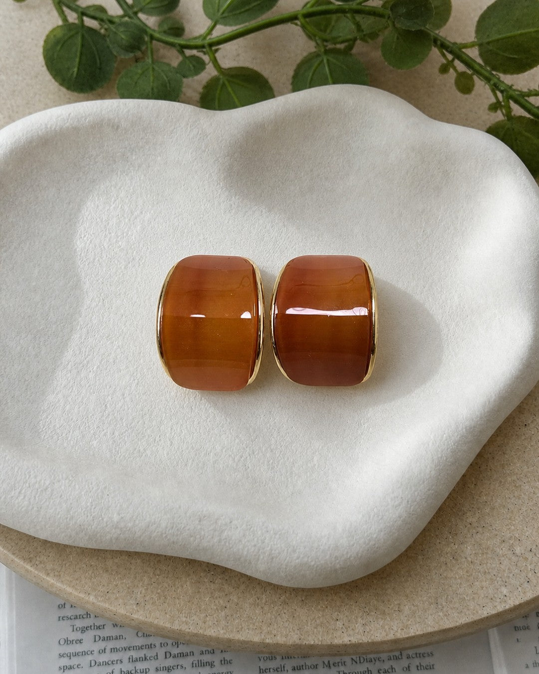 Amber Hoops