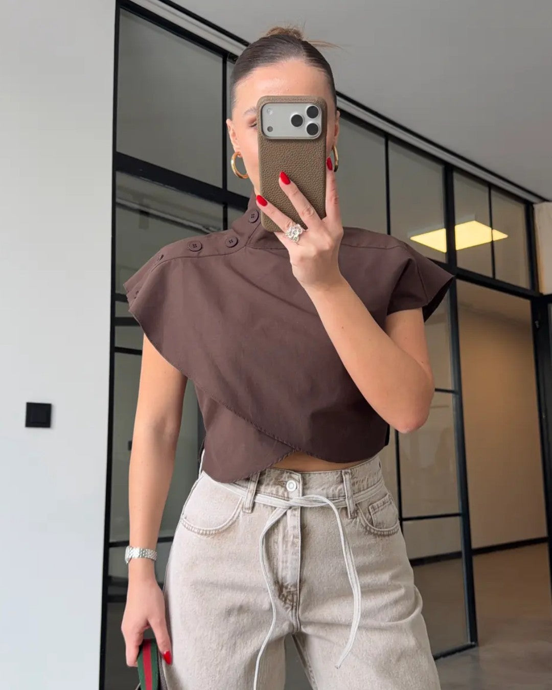 Asymmetric Cut Shirt