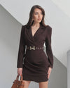 Atelier Belted Wrap Dress + Belt