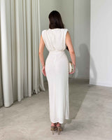 Aurelia Draped Ring Maxi Dress