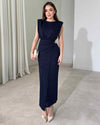Aurelia Draped Ring Maxi Dress