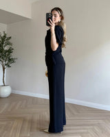 Aurelia Draped Trouser Set