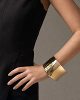 Aurelia Shield Gold Cuff