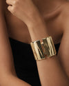 Axis Split Gold Cuff