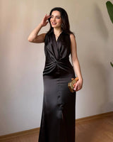 Belladonna Satin Gown