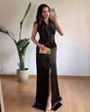 Belladonna Satin Gown