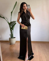 Belladonna Satin Gown